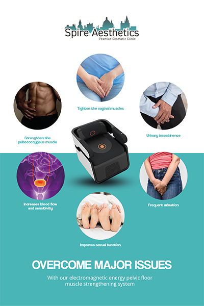 Image of EMS chair to treat Urine leakage Ledbury from Spire Aesthetics